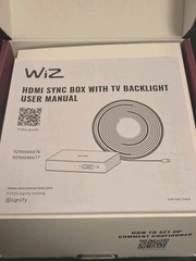 WiZ HDMI Sync Box W/TV Backlight, Multicolor LED, Wi-Fi, For 75″-85″ TVs New