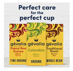 (2 PACK) Gevalia Medium Roast Columbia Arabica Ground Coffee, 12 oz. Bag