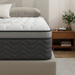 12 Inch Full Queen King Size Mattress Medium Firm Soft Memory Foam Hybrid Spring