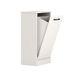 Ardent Tilt-Out Laundry Hamper Cabinet, White