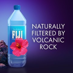FIJI Natural Artesian Bottled Water 1.5 Liter 1.5L 12 Pack Case Electrolytes