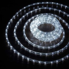 10/25/50/100/150FT Cool White Thick LED Rope Lighting Accent Indoor Outdoor