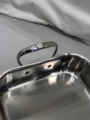 De Buyer AFFINITY 5-Ply Stainless Steel Roasting Pan 14 x 10in