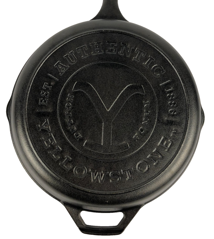 Lodge Yellowstone Cast Iron Skillet 10.25 in. Y design Made in USA