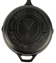 Lodge Yellowstone Cast Iron Skillet 10.25 in. Y design Made in USA