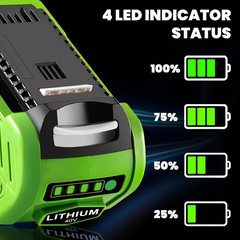 40V 6Ah For Greenworks G-MAX Lithium Battery 29472 29462 29252 20202 40 Volt