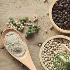White Pepper ground powder | Ceylon Premium Quality | Organic ALL Natural spices