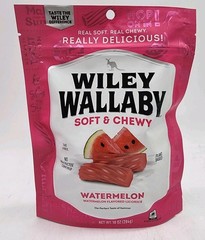 3 Pack Wiley Wallaby Watermelon Licorice Soft & Chewy Candy 10oz Bags 30oz
