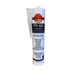 LavaLock® RTV 450F CLEAR BBQ Smoker Sealer RTV Gasket adhesive 10 oz Cartridge