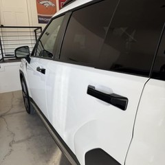 AOKIO Compatible with 2024 2025 Hyundai Santa Fe Accessories Door Glossy Black