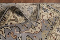 Oushak Oriental Accent Rug 4×6 Hand-knotted Wool Geometric Indian for Any Room