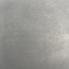 Cuisinart 3.5 Quart Sauté Pan Hard Anodized