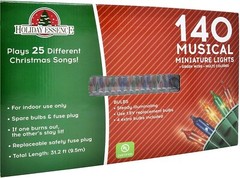 Musical Christmas Lights Plays 25 Songs 8 Function 140 Lights 31.2 Ft Multicolor
