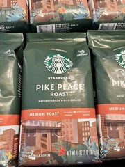 6 Bag PIKE place Starbucks Ground 18oz Bags Coffee Medium Roast Lot 6.72 LB LOT