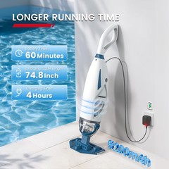 ENHULK PC68 Cordless Pool Vacuum Upgraded 26.5 GPM Beast Level Suction 6