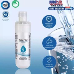 2 Pack LG LT1000P Refresh Refrigerator Ice Water Filter ADQ747935 GF-D706BSL US