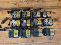 (12) DeWALT 12V 20V MAX Lithium Ion Battery Charger 4 Amp DCB1104 OEM Genuine