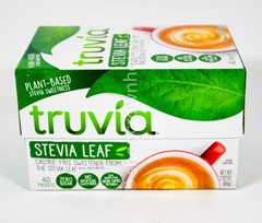 2 Truvia Stevia Leaf Sweetener 40 packets 2.82oz box 09/2028 Kosher Zero Sugar