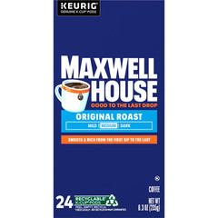 (4 pack) Maxwell House Original Roast Medium Roast K-Cup Coffee Pods, 24 ct Box