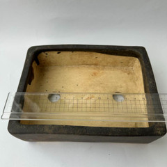 very old 17cm ” 三津山健次 ” Mitsuyama Tokoname japanese bonsai pot good shape