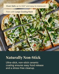 Non-Stick Ceramic Baking Sheet – Naturally Slick Ceramic Coating – Non-Toxic