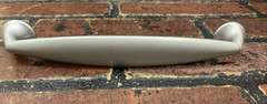 Large nickel silver color drawer door pull 7.5-in center to center