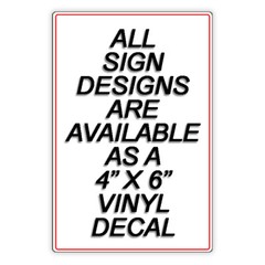 No Parking Anytime Double Arrows Metal Sign Or Decal 6 SIZES SNP005