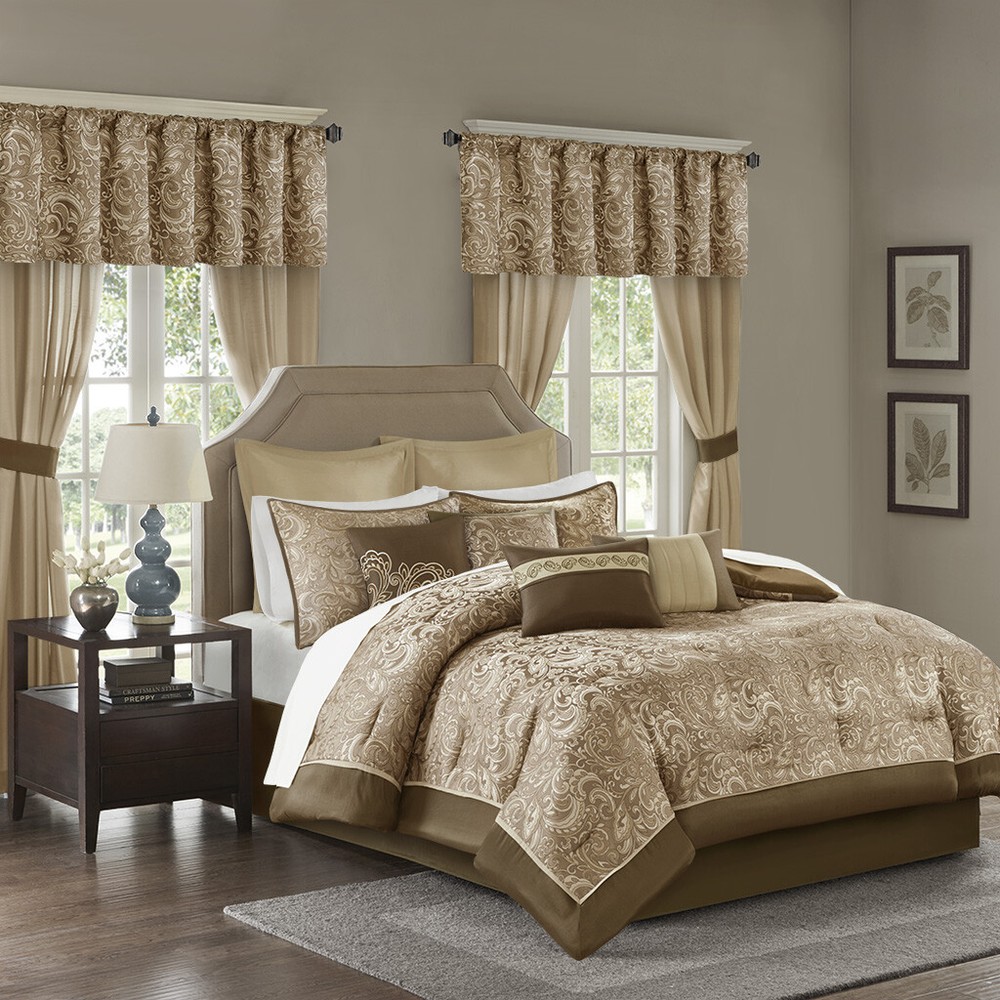 Brystol 24-Piece Room-in-a-Bag Luxury Bedroom Complete Set California King