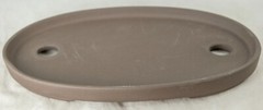 Japanese Yokkaichi Clay Unglazed for Slim Forest & Raft Bonsai Pot 10.25″ to 18″