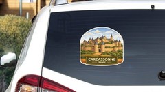 Carcassonne Fortified City France Sticker Decal Vinyl Die-Cut World Heritage