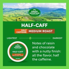 Green Mountain Coffee Half-Caff, K-Cup Pod, Medium Roast, 96ct – HOT ITEM