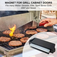 Replacement Magnet fits Weber & Napoleon Grill Cabinet Doors, Compatible with Ma
