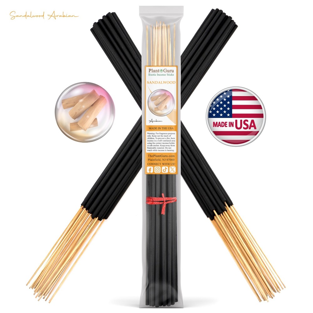 SANDALWOOD Incense Sticks 19″ Jumbo Extra Large Bulk Handmade Hand Dipped