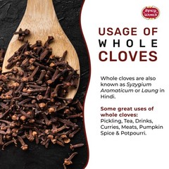 Cloves Whole Bulk 14 Oz Bag – Pure, Non-GMO, Premium Hand Picked Quality –