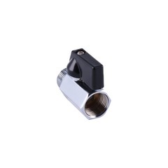 BEVDICNC 3/8 inch Brass Mini Ball Valve NPT Female x NPT, As Shown