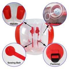2 Pack Inflatable Bumper Balls for Adults (4ft/1.2m) 48inch, 47″ Red +Blue