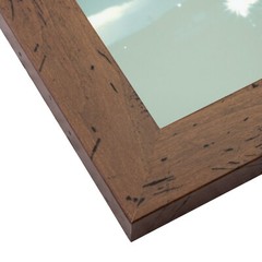 Craig Frames 1.25″ Flat Distressed Rustic Brown Picture Frame