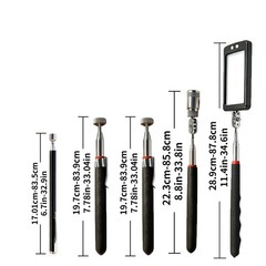 5pcs Magnet Pickup Tool Stick Telescoping Include 8 lb Grabber Extend