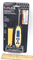 Taylor Waterproof Digital Food Thermometer 9848EFDA -40°F to 450°F