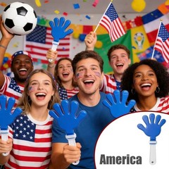 10Pcs Plastic Hand Clappers Noise Makers Party Sports Cheer Favors