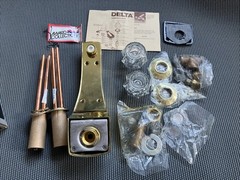Vintage Delta Award Collection Bathroom Faucet 2710 BC 24k Gold Unused
