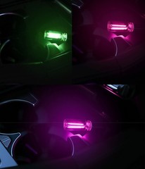 1PCS Touch Control Car USB Blue LED Light Atmosphere Night Light Dimmable New