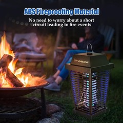 Solar Bug Zapper Outdoor, Mosquito Zapper Waterproof Electric Fly Zapper 4500V