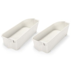 New 2 pack White Gallon Door Bin For Frigidaire Refrigerator 240356401