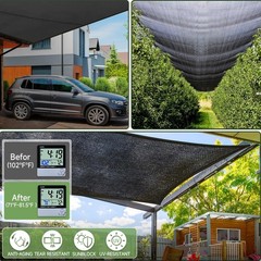 Anti-Aging 10ftx20ft Sun Shade Fabric – Perfect for Greenhouses & Kennels