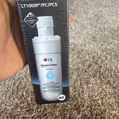 6 Months Genuine LG Water Filter Replacement Cartridge LT1000P/PC/PCS New Sealed