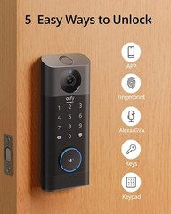 eufy S330 Video Smart Lock Wi-Fi Camera Doorbell Fingerprint Keyless Door Lock