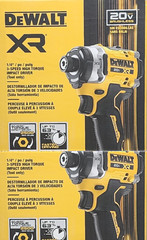 DEWALT DCF860B 20V MAX XR 3-Speed Brushless High Torque Impact Driver Tool Only