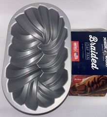 Nordic Ware 75th Anniversary Braided Loaf Pan, 6 cups / 1 .4 liters Made in USA