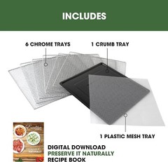 Excalibur Electric Food Dehydrator Select Series 6-Tray Adjustable Temperature